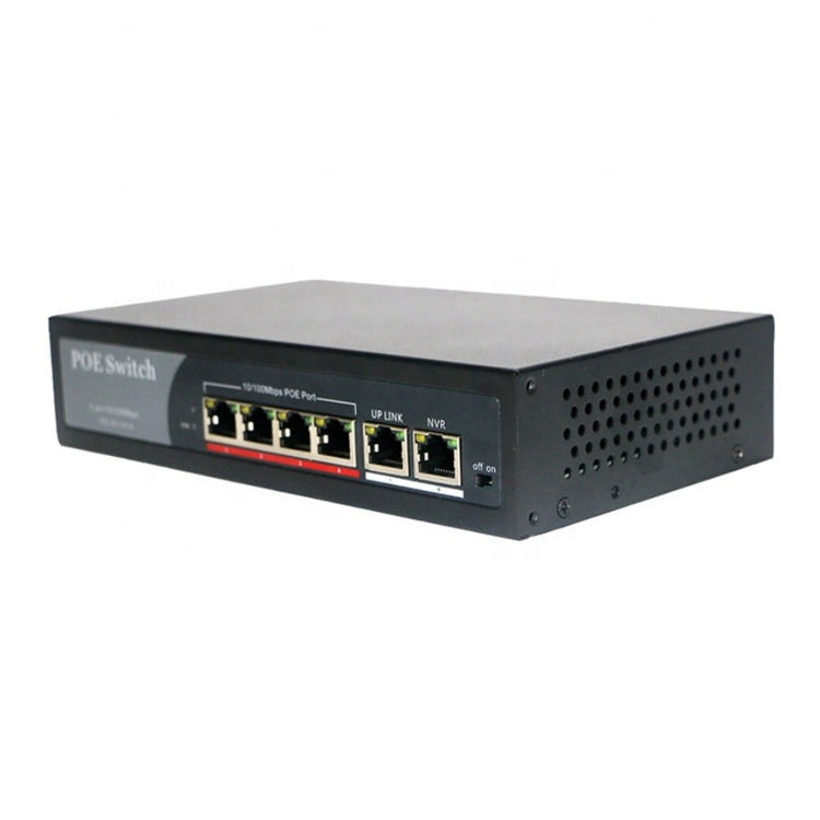 4ep+2e reekspoe Schakelaaroem ODM 100m 4 10/100Mbps Poe Havens 1