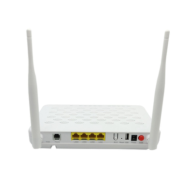 F609 V5.2 GPON ONU 4GE 1VOIP WIFI Optical Network Unit with 1.5A Power 2.4g wifi