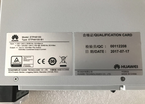 Huawei ETP 48100 B1 Power carrier-class AC/DC power converter, converting 220V/110V AC power to -48V DC power, MAX