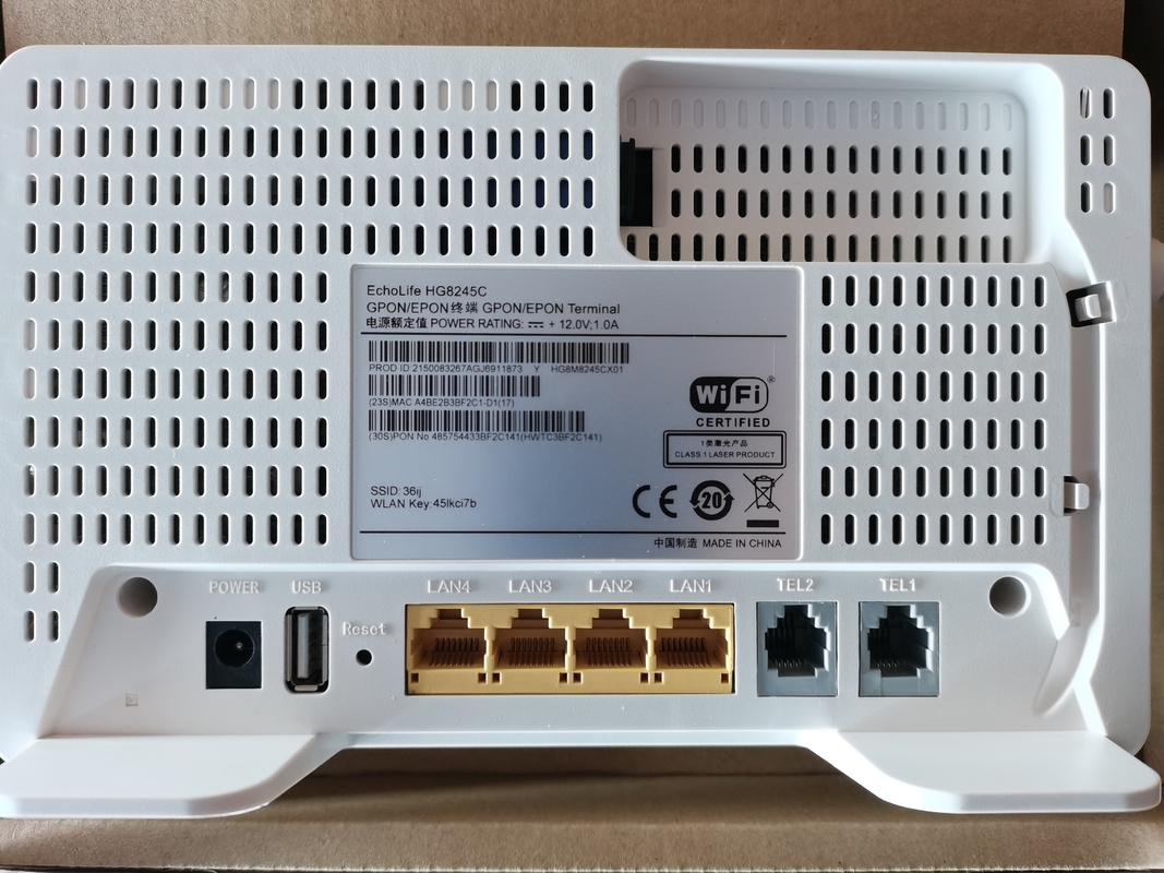 Original English Firmware Hg8245c Gpon Epon Xpon 1ge+3fe+1tel. +WiFi ONU